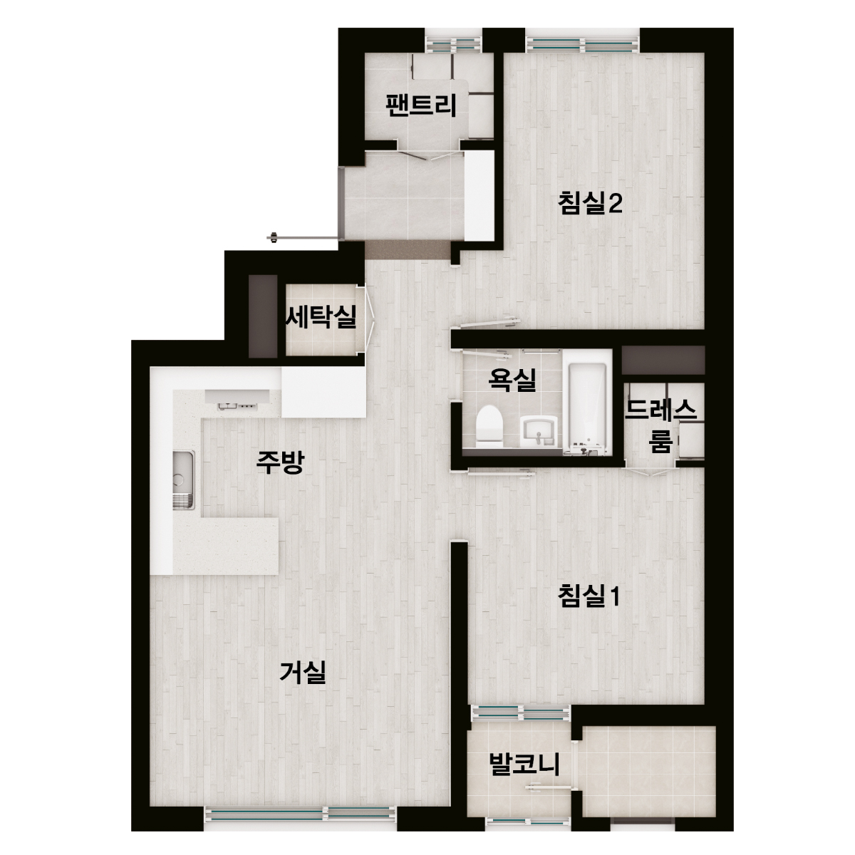 51 타입 평면도